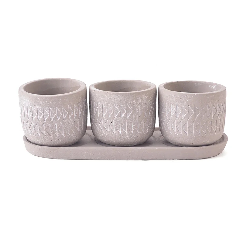 Saksı ve tabanlik set silikon kalıp - Görsel 3