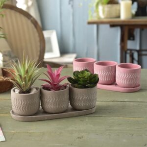 Saksı ve tabanlik set silikon kalıp