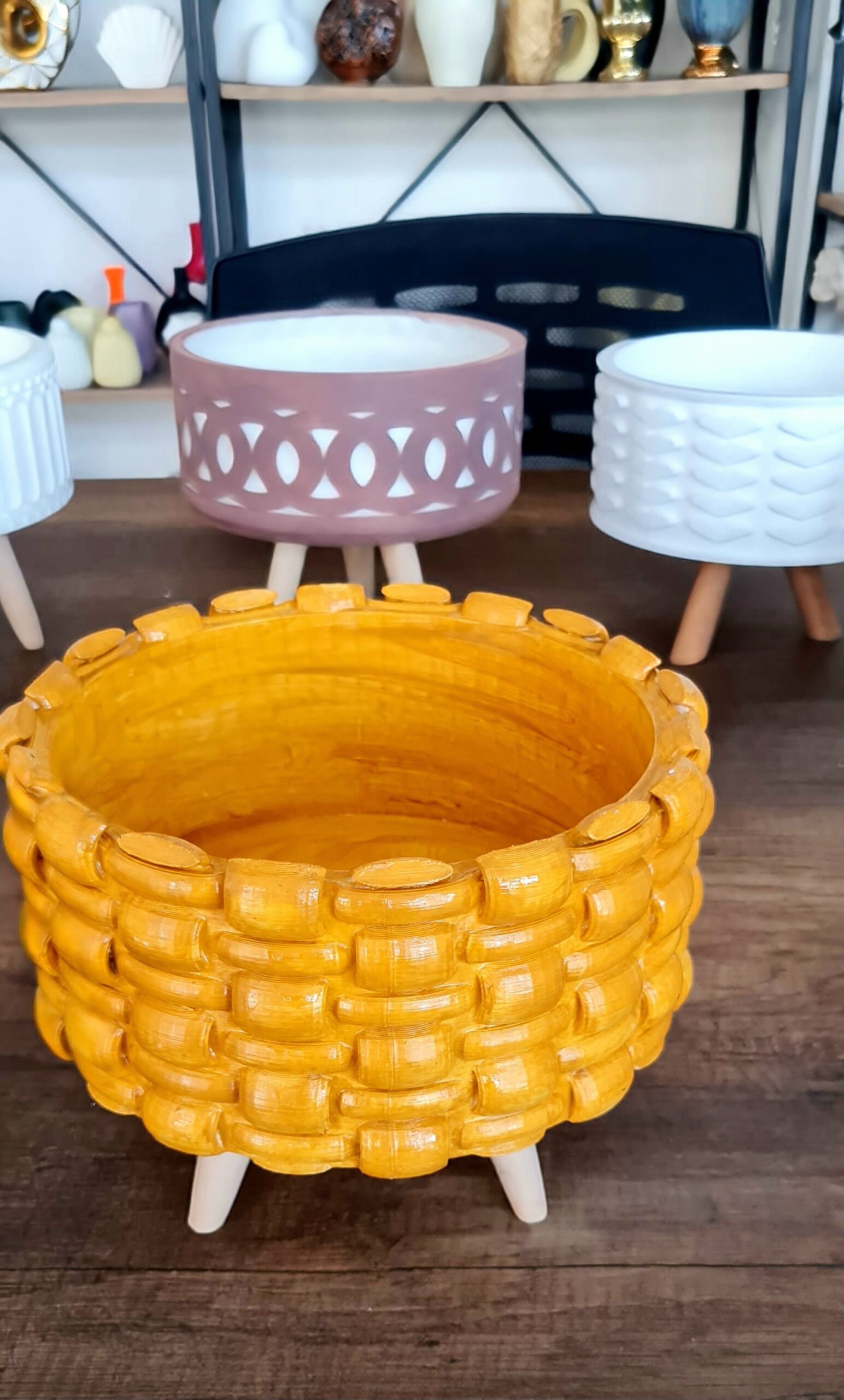 sepet saksı silikon kalıp - Görsel 3