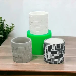 kabartma beton 15x16 cm silikon kalıp