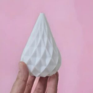 Şekilli mum 8 cm silikon kalıp