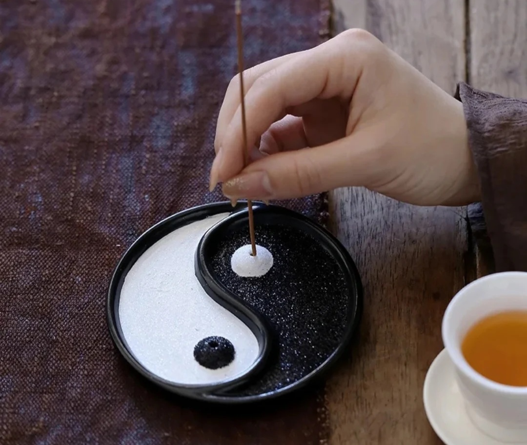 Ying Yang tütsülük silikon kalıp