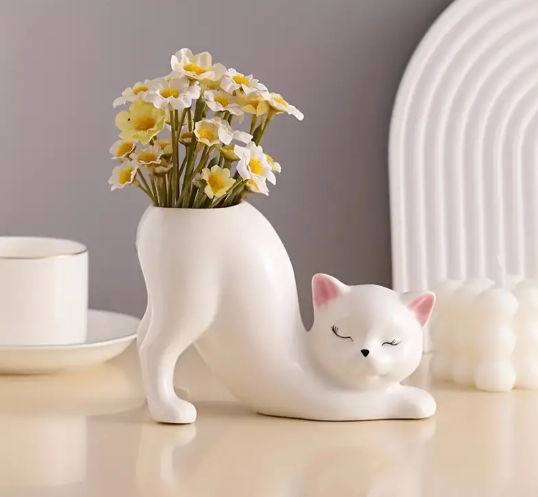 Kedi saksı silikon kalıp no8