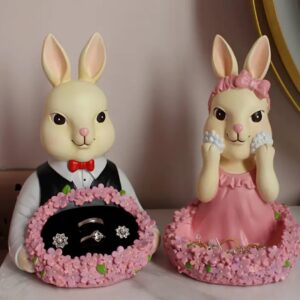 Tavşan  2li sepetli silikon kalıp