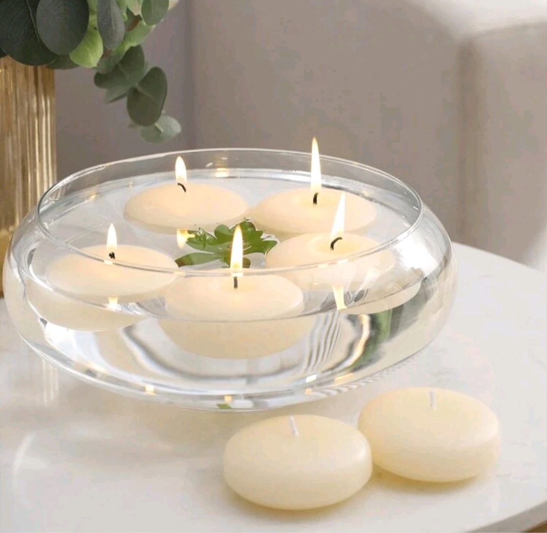 Yüzen mum 4 lü silikon kalıp