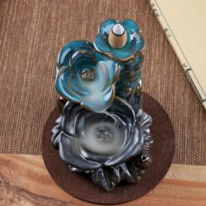 Yeni lotus gül tütsülük silikon kalıp