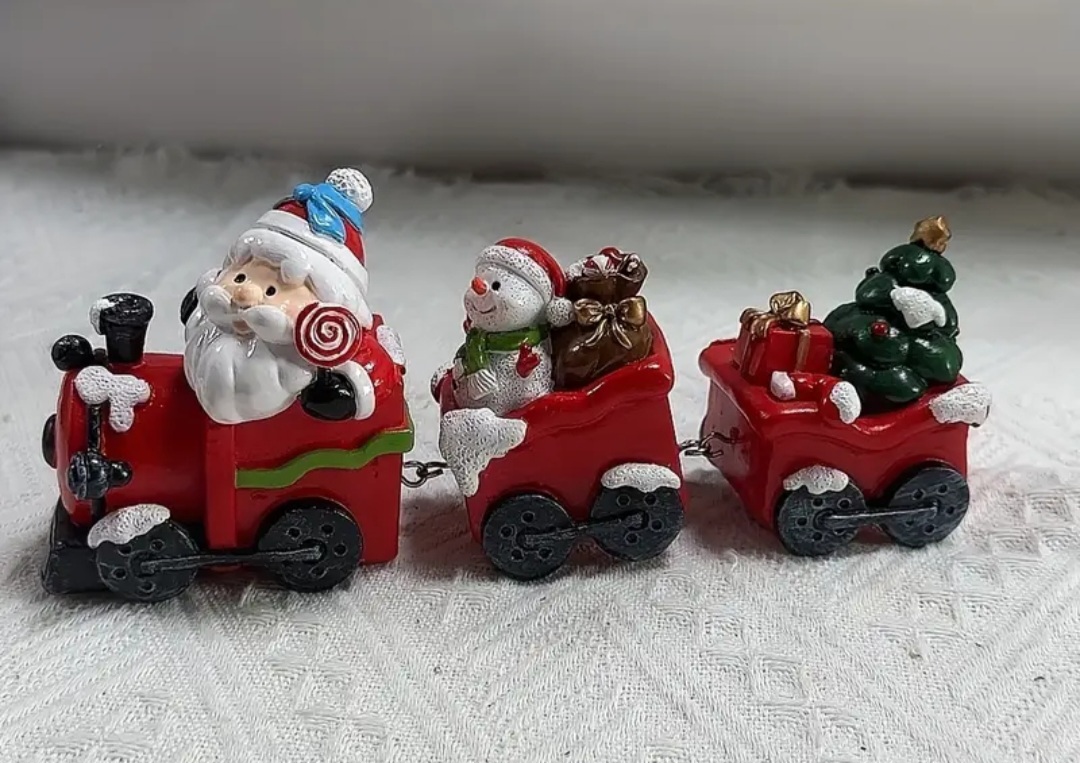 Yılbaşı treni silikon kalıp - Görsel 3