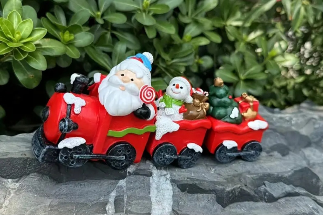 Yılbaşı treni silikon kalıp - Görsel 6