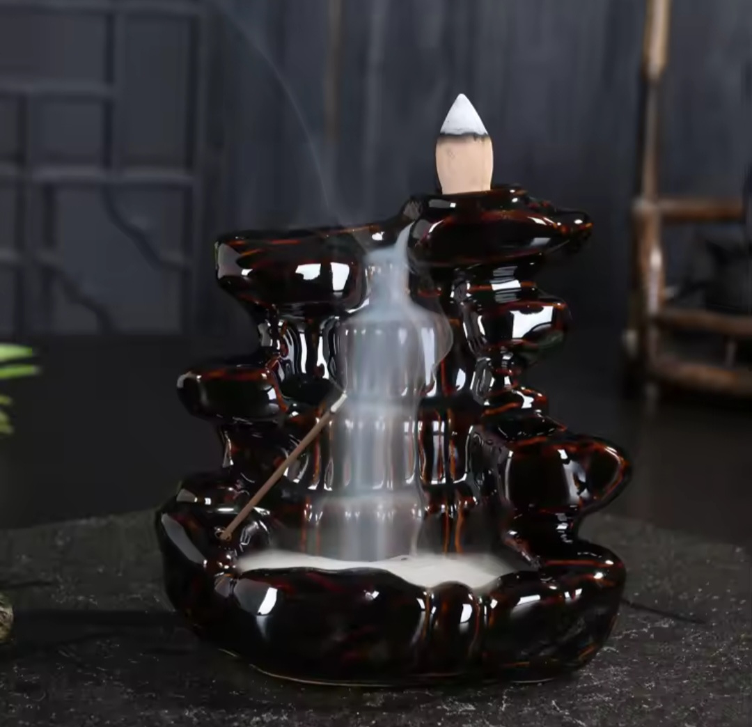 Zen akış basamaklı tütsülük silikon kalıp
