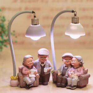 Yaşlı çift silikon kalip model no1