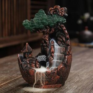 Yarim dağ tütsülük şelalesi silikon kalıp model 22