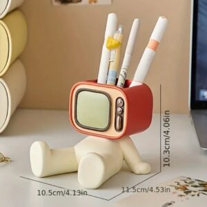 Televizyon saksı kalemlik silikon kalip no2