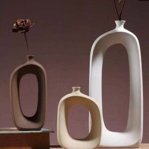 Vazo 3 lu set buhem silikon kalıp