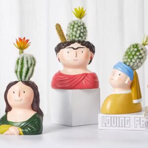 Mona Lisa Frida inci küpeli kız silikon kalıp