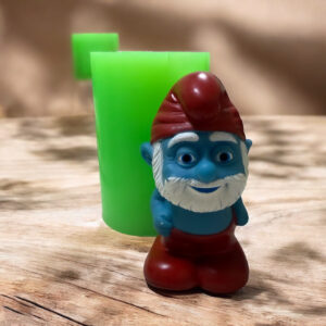 Şirin baba silikon kalıp 16 cm