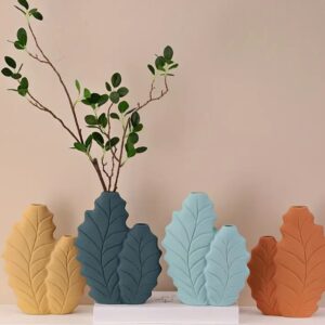 Yaprak birleşik vazo silikon kalıp