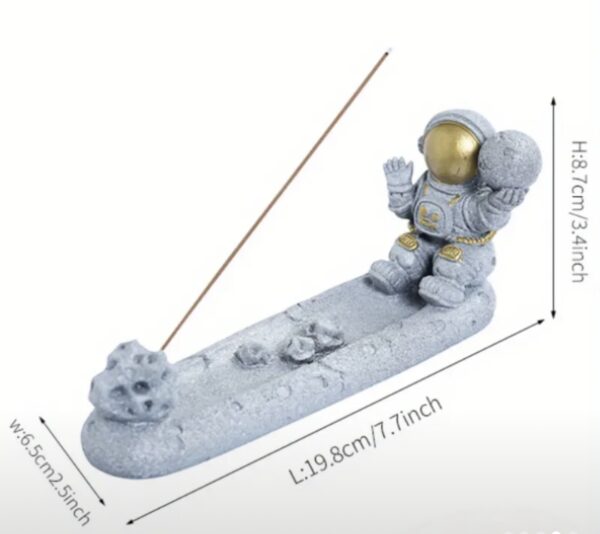 Astronot çubuk tütsülük silikon kalıp no 1 - Görsel 2