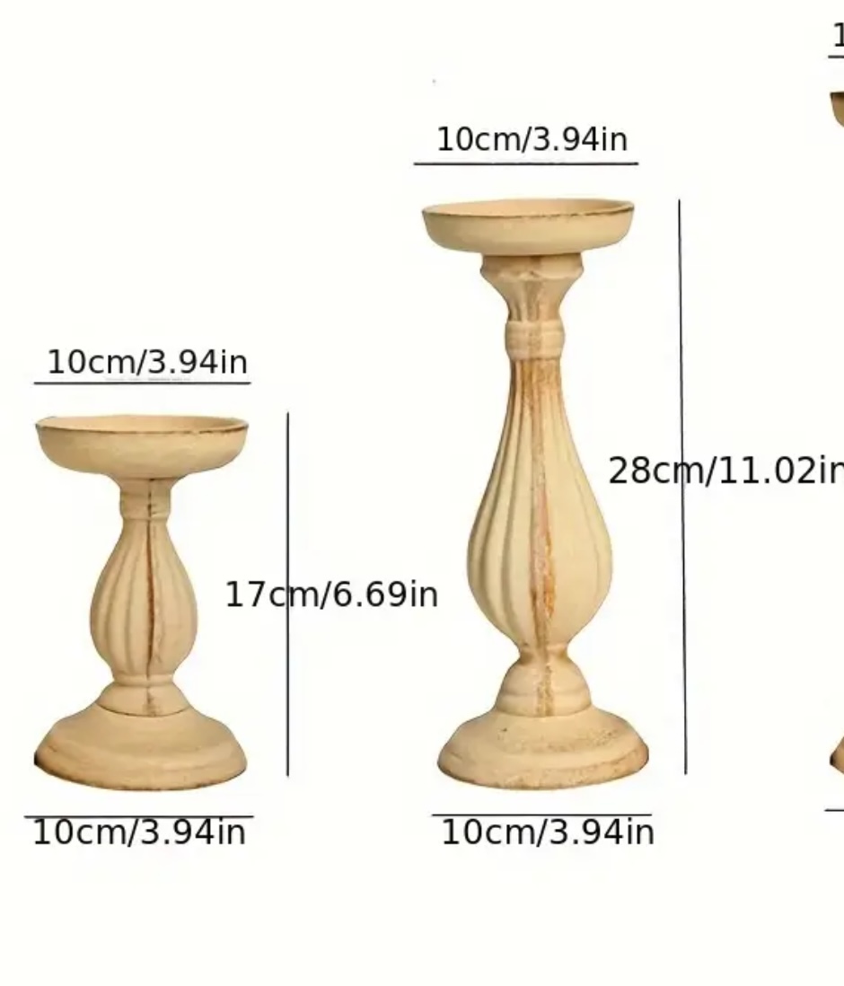 Antik şamdan 2li silikon kalıp no 34 - Görsel 4