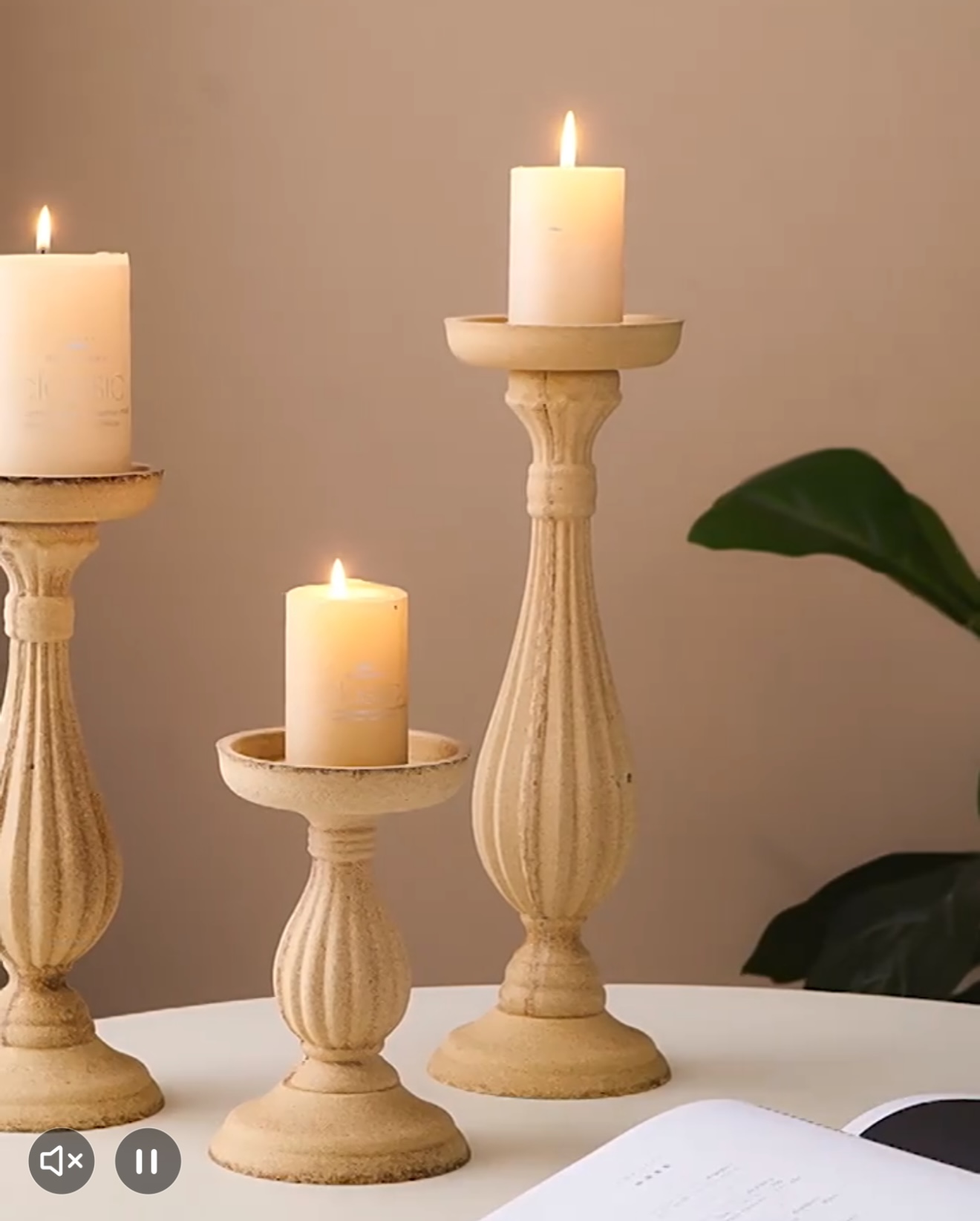 Antik şamdan 2li silikon kalıp no 34 - Görsel 5