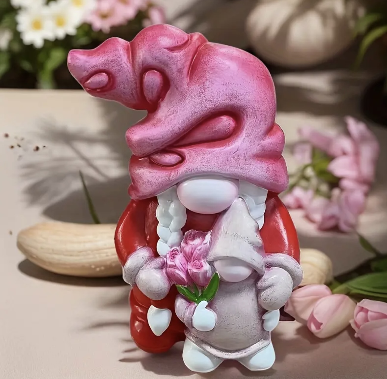 Anne kız cüce biblo silikon kalıp no11 - Görsel 2