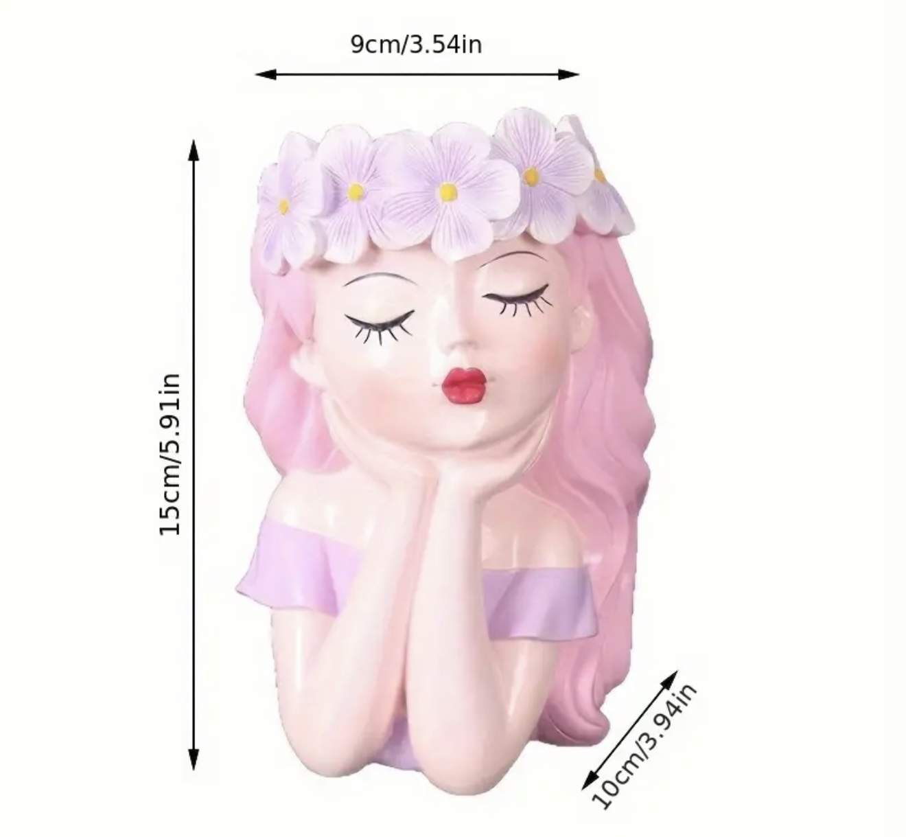 Leydi kız 15 cm silikon kalıp no 1 - Görsel 3