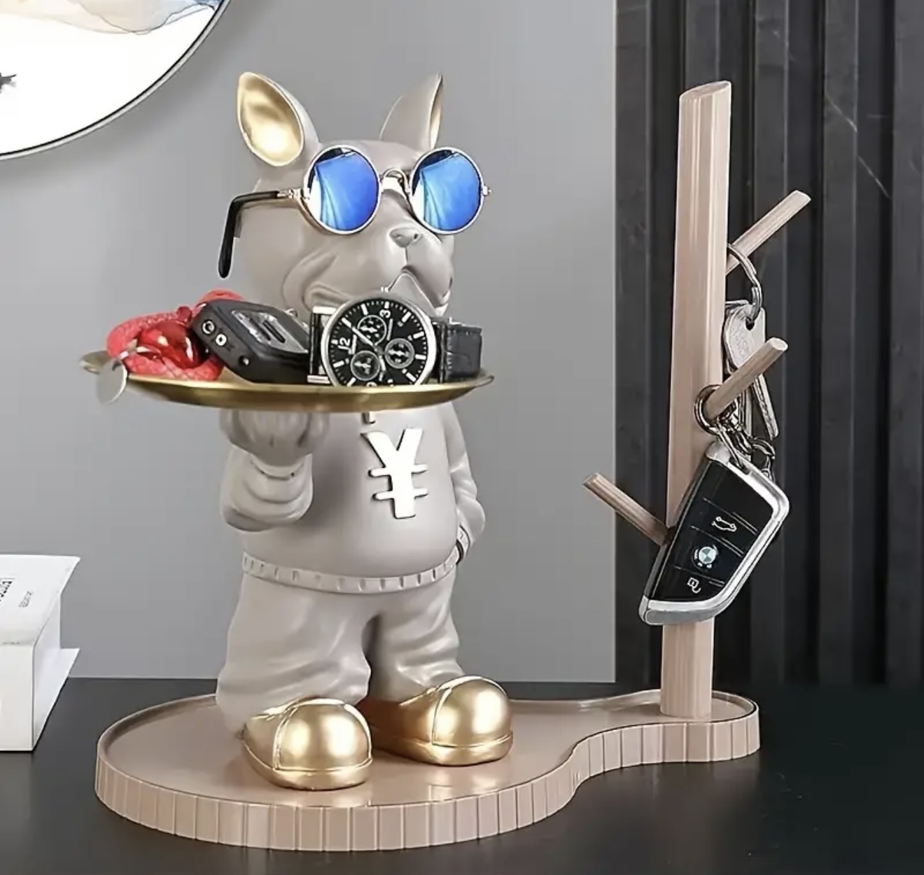 Bulldog köpek sunumluk silikon kalıp no 33