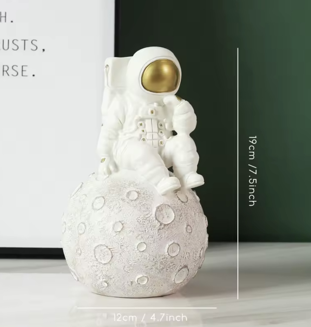 Düşünceli astronot silikon kalıp - Görsel 3