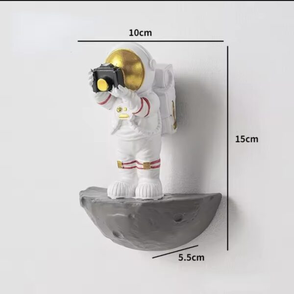 Astronot  fotoğraf çeken biblo silikon kalıp no8