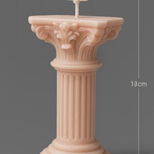 Roma sütün mumluk 13 cm silikon kalıp