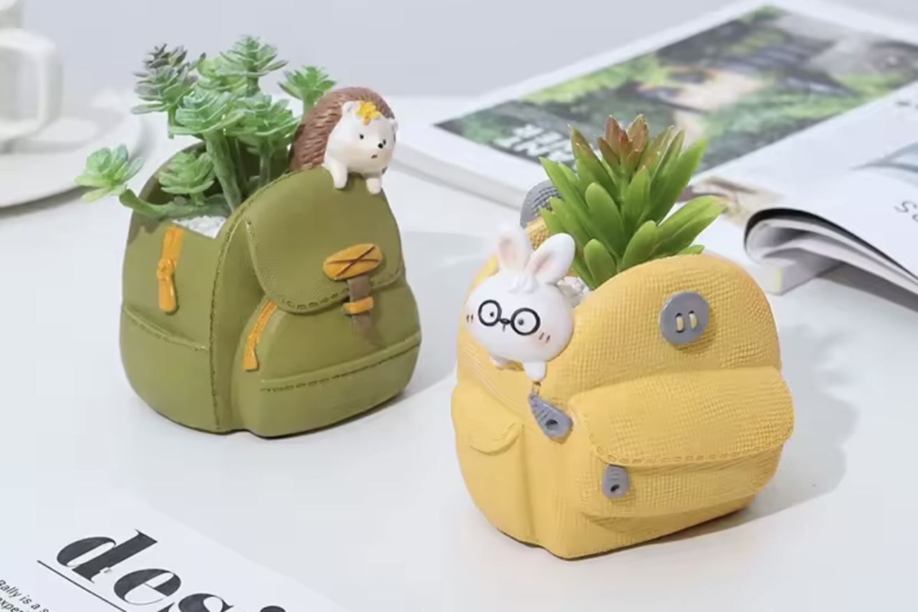 kalemlik 4 lü şirin silikon kalıp - Görsel 2