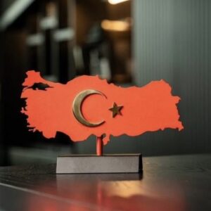 Bayrak biblo silikon kalıp 12x23 cm