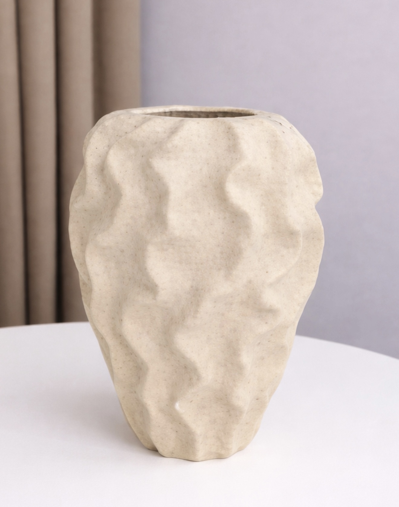 İskandinav vazo dalgalı silikon kalıp 25 cm - Görsel 3