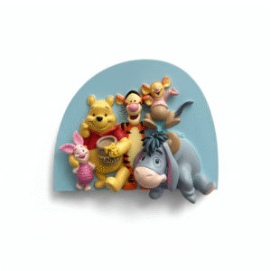 Winndy pou set pano silikon kalıp no1