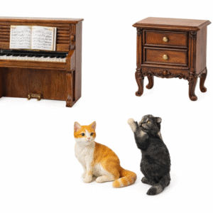 Minyatür set biblo silikon kalıp