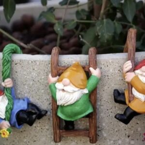 Saksı cüceler 3 lü silikon kalıp