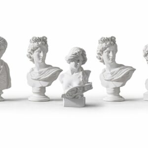 Heykel 5 li set silikon kalıp