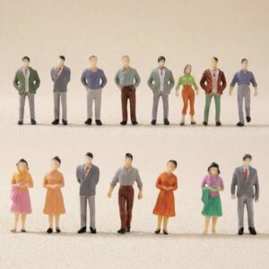 Hazır minyatür insan 10 lu set