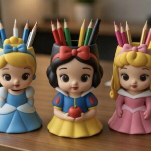 Prenses kalemlik set silikon kalıp