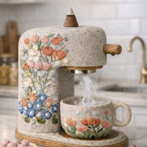 Kahve makinası tütsülük 20 cm silikon kalıp