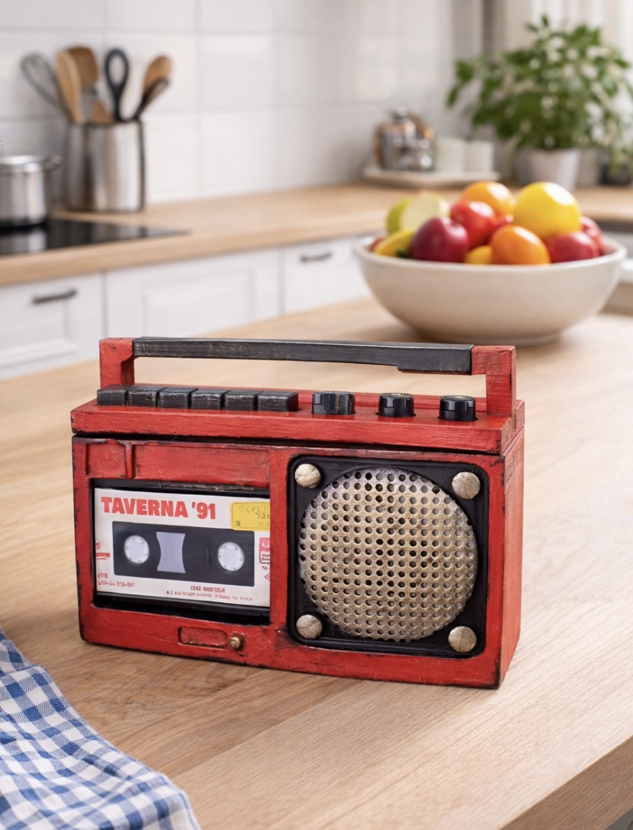 Retro teyip kapaklı kutu saksı silikon kalıp