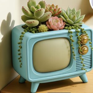 Televizyon saksı silikon kalıp 15 cm