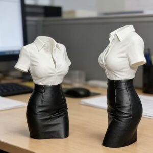 Kadın elbise vazo silikon kalıp