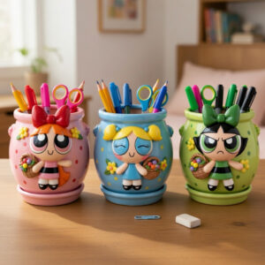 Power gırls kalemlik 1 adet silikon kalıp