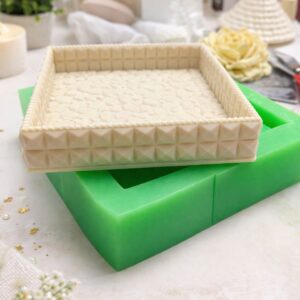 Taş desen tabak silikon kalıp