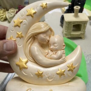 Canım annem biblo silikon kalıp no33