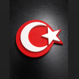 Bayrak silikon kalıp no4