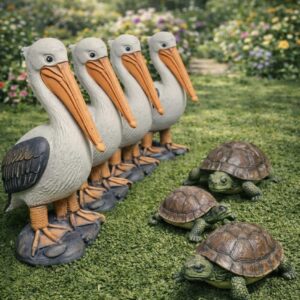 Pelikan 39 cm biblo silikon kalıp