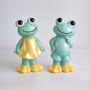 Kurbağa 2 li biblo silikon kalıp no1