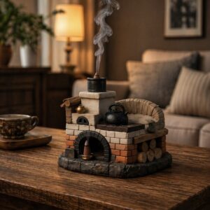 Tuğla şömine tütsülük silikon kalıp