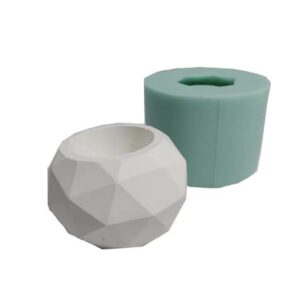 Geometrik saksı silikon kalıp